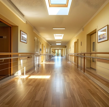 Wider doorways and hallways